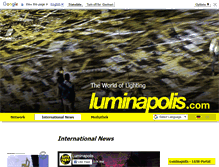 Tablet Screenshot of luminapolis.com
